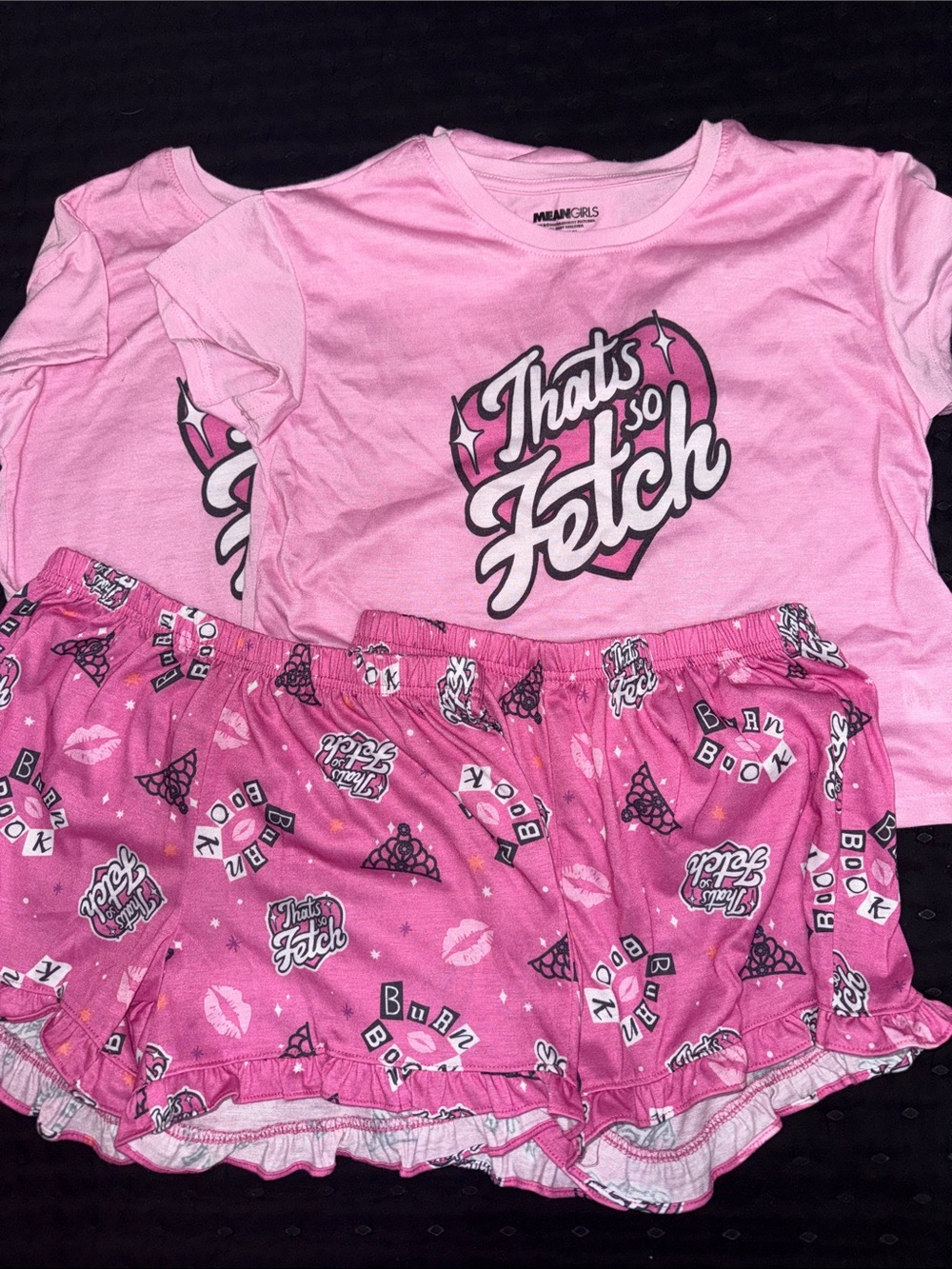 Mean Girls Girls' Pink 'That's So Fetch' Pajama Set